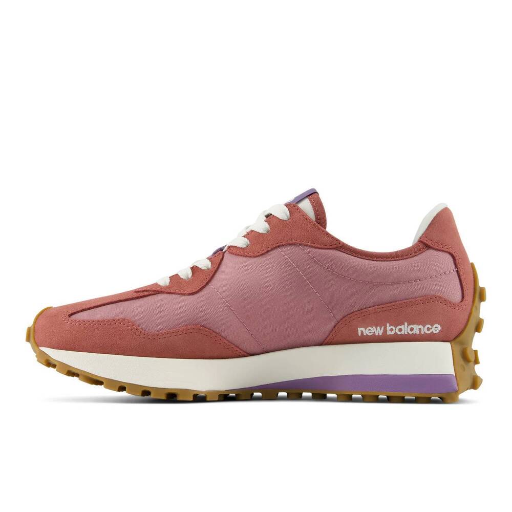 NEW NEW BALANCE women's 327 shifted sneakers in rosewood candied violet - Picture 7 of 7